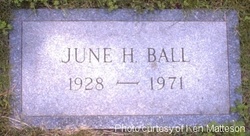 June Haywood <I>Dawley</I> Ball 