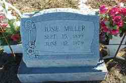 Josie <I>Hatfield</I> Miller 