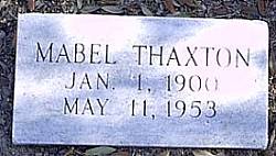 Mabel Thaxton 