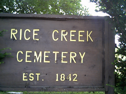 Rice Creek Cemetery