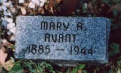 Mary A. <I>McClain</I> Avant 