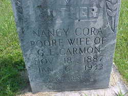 Nancy Cora <I>Poore</I> Carmon 
