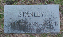 Harriet Ann <I>Parker</I> Stanley 