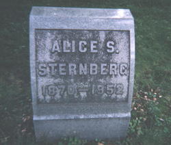 Alice Sarah <I>Shank</I> Sternberg 