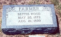Martha Elizabeth “Betty” <I>Wood</I> Farmer 