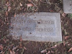 Dorothy “Dainty Dotty” Jensen 