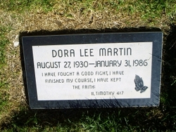 Dora Lee <I>Luther</I> Martin 