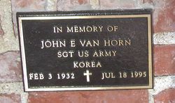 SGT John Edward Van Horn 