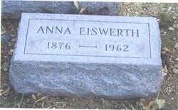 Anna E <I>Schneider</I> Eiswerth 