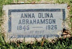 Anna Olina <I>Larsdatter</I> Abrahamson 