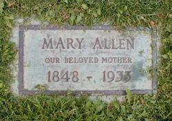 Mary <I>Hatch</I> Allen 