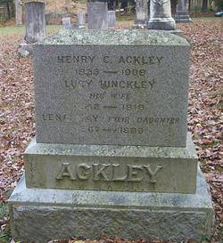 Lucy Lauretta <I>Hinckley</I> Ackley 