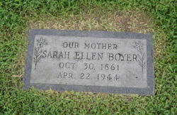 Sarah Ellen <I>Cloyd</I> Boyer 