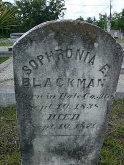 Sophronia E. <I>Reynolds</I> Blackman 