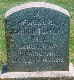 Hannah <I>Sternberg</I> Tomsky 