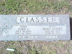 John L Classen 