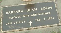 Barbara Jean <I>Joseph</I> Bolin 