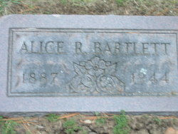 Alice R. <I>Patterson</I> Bartlett 