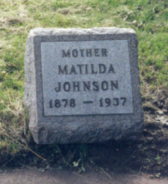 Matilda <I>Johnson</I> Johnson 