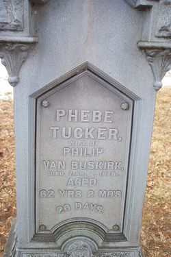 Phebe <I>Tucker</I> Van Buskirk 