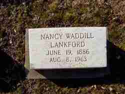 Nancy Garland <I>Waddill</I> Lankford 
