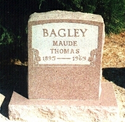 Irene Maude Lee <I>Byrd</I> Bagley 