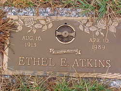 Ethel Evelyn <I>Greenhill</I> Atkins 