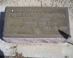 Robert Alva “Alvie” Thomson 