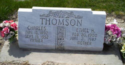 Ethel Eliza <I>Hobbs</I> Thomson 