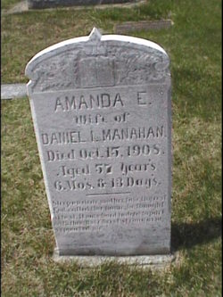 Amanda Ellen <I>Buhrman</I> Manahan 