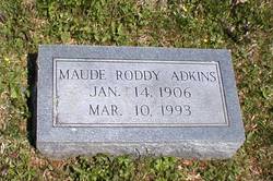 Maude <I>Roddy</I> Adkins 
