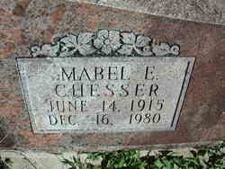 Mabel Evelyn <I>Butler</I> Chesser 
