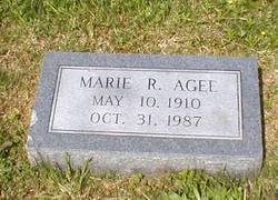 Marie R. <I>Roddy</I> Agee 
