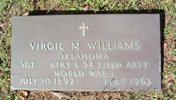 Virgil M Williams 