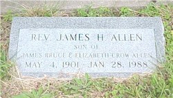Rev James Henry Allen 