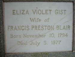 Eliza Violet <I>Gist</I> Blair 