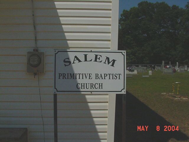 Salem Primitive Baptist Church Cemetery