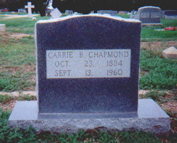 Carrie Bell <I>Shepard</I> Chapmond 