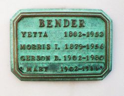 Yetta <I>Berman</I> Bender 