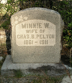 Minnie Anna Mary <I>Whitney</I> Pelton 