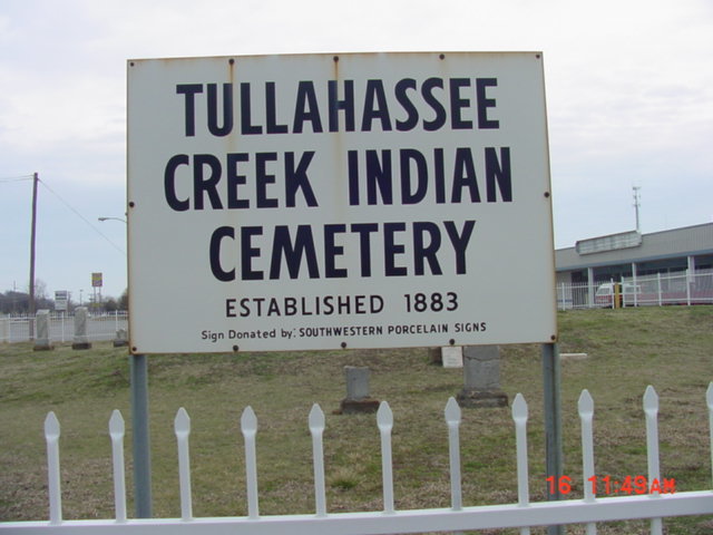 Tullahassee Creek Indian Cemetery