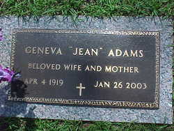Geneva Jean Adams 