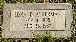 Edna Ethel <I>Johnson</I> Alderman 