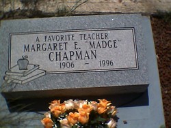 Margaret Eliza “Madge” <I>Smith</I> Chapman 