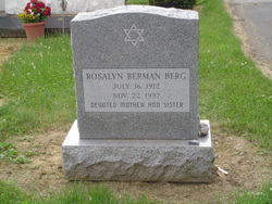 Rosalyn <I>Berman</I> Berg 