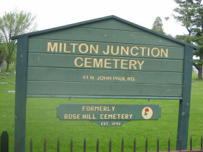 Milton Junction Cemetery