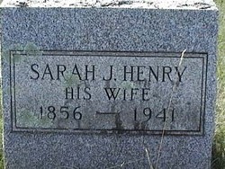 Sarah Jane <I>Henry</I> Benway 