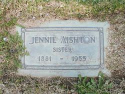 Jane B. “Jennie” <I>Alexander</I> Aishton 