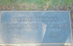 Phebe McClatchy <I>Briggs</I> Conley 
