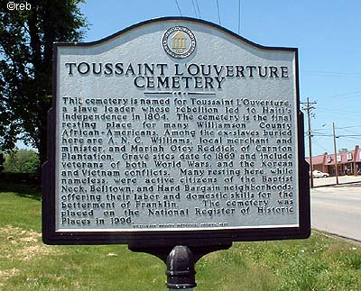 Toussaint L'Ouverture Cemetery